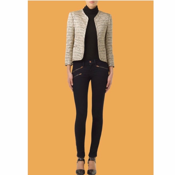 Aritzia Jackets & Blazers - Aritzia Wilfred Pirouette Jacket Gold Size 0
